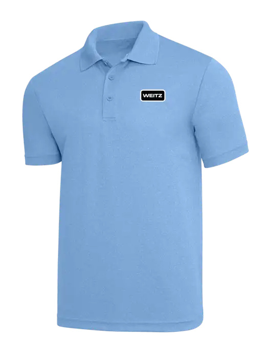 Light Royal Heather PosiCharge RacerMesh Polo w/Weitz Logo