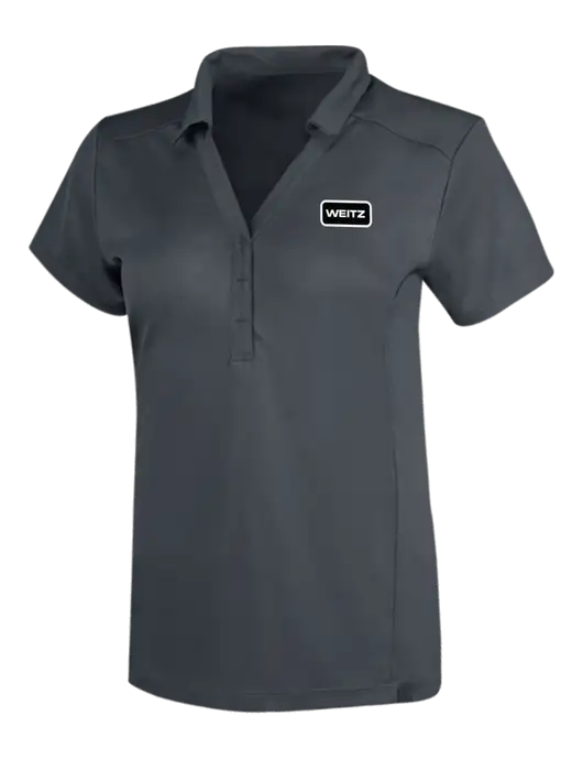 OGIO Dark Grey Womens Framework Polo w/Weitz Logo