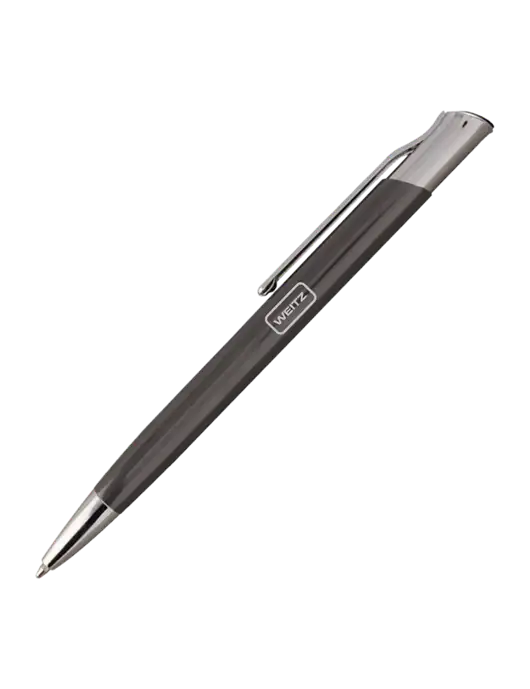 San Malo Gunmetal Pen - Black Ink w/Weitz Logo