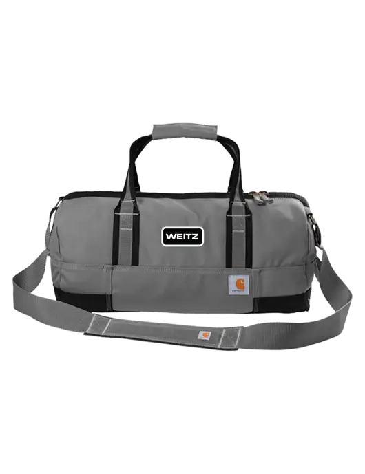 Carhartt Medium Grey Foundry Series 20” Duffel w/Weitz Logo