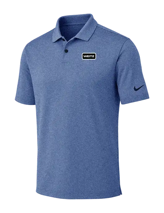 Nike Dark Royal Heather Dri-FIT Vapor Polo w/Weitz Logo