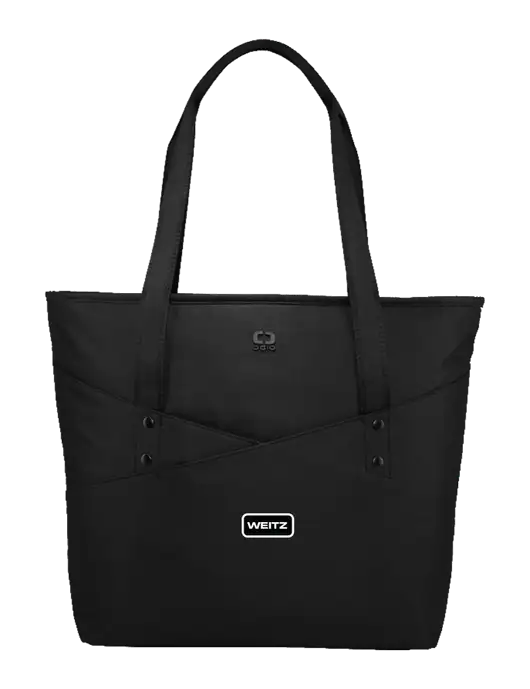 OGIO Black Downtown Tote 
 w/Weitz Logo