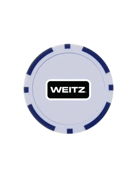 Dark Royal Poker Chip Ball Marker w/Weitz Logo