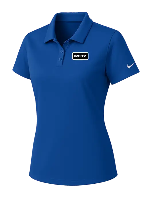 Nike Womens Dark Royal Dry Essential Solid Polo w/Weitz Logo