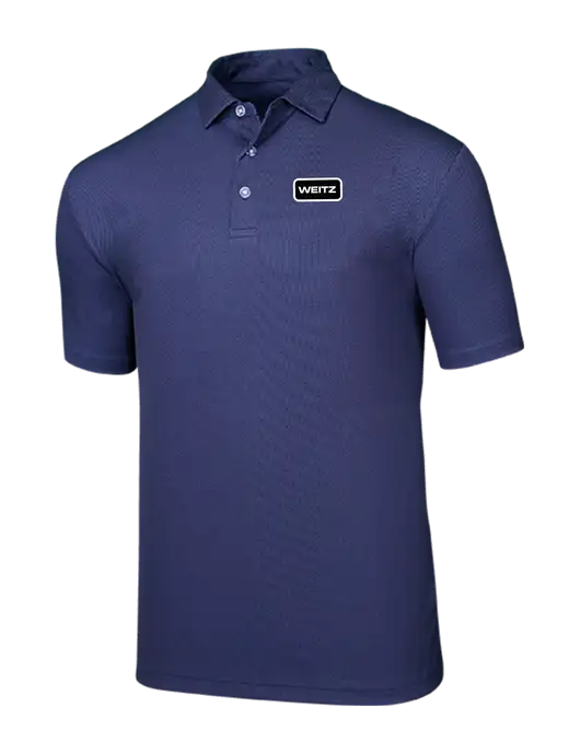 Callaway Birdseye Navy Polo w/Weitz Logo