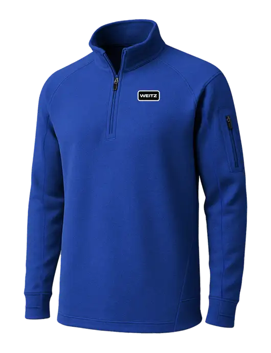 True Royal Tech Fleece 1/4 Zip Pullover w/Weitz Logo