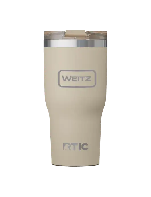 RTIC Essential 30 oz Tan Tumbler w/Weitz Logo