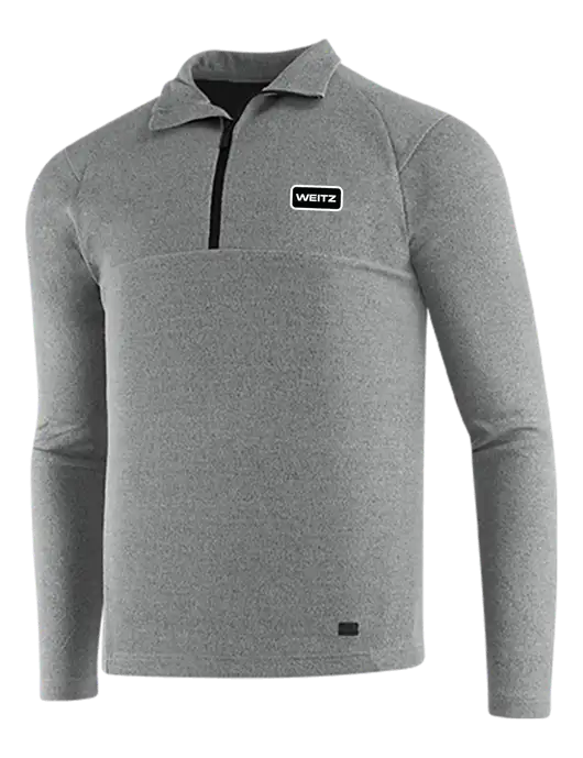 OGIO Petrol Grey Heather Transition 1/4 Zip Pullover w/Weitz Logo