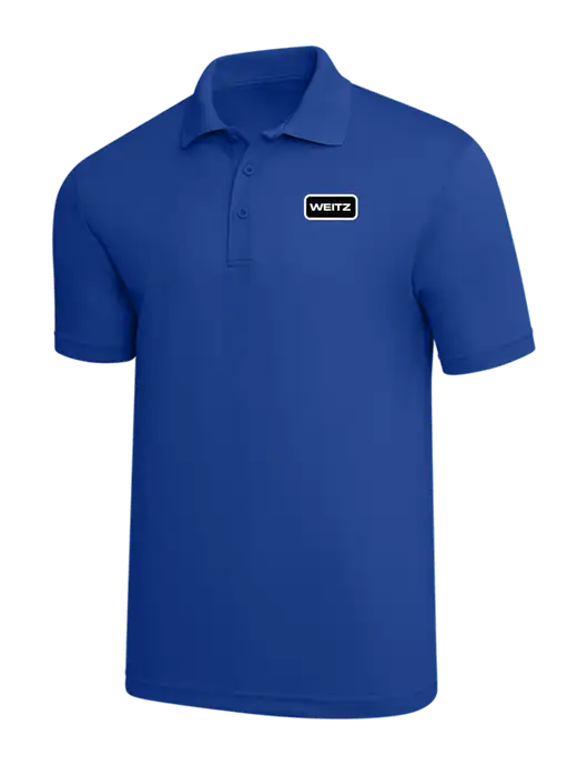 Dark Royal PosiCharge RacerMesh Polo w/Weitz Logo