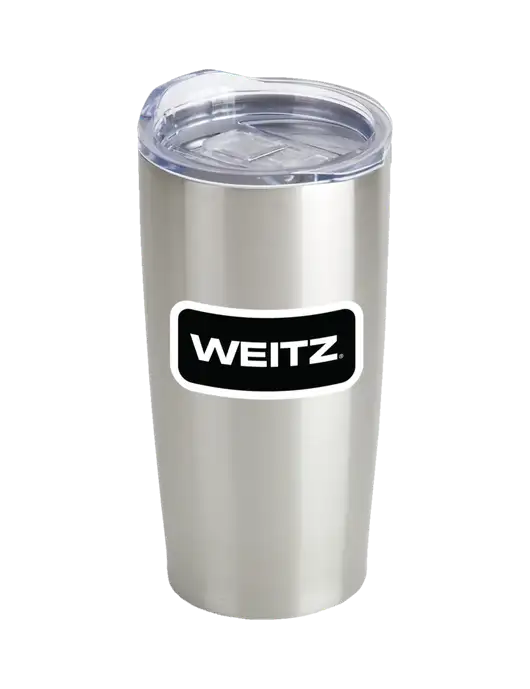 Society Silver 20 oz Insulated Tumbler w/Weitz Logo