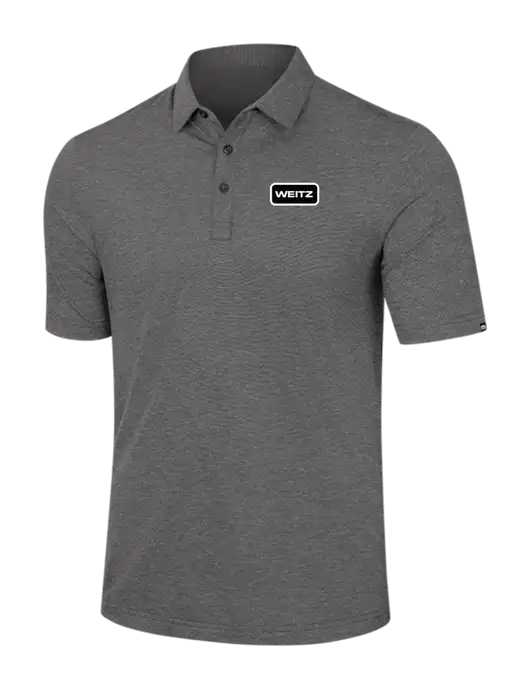 TravisMathew Dark Grey Heather Sunnyvale Polo w/Weitz Logo