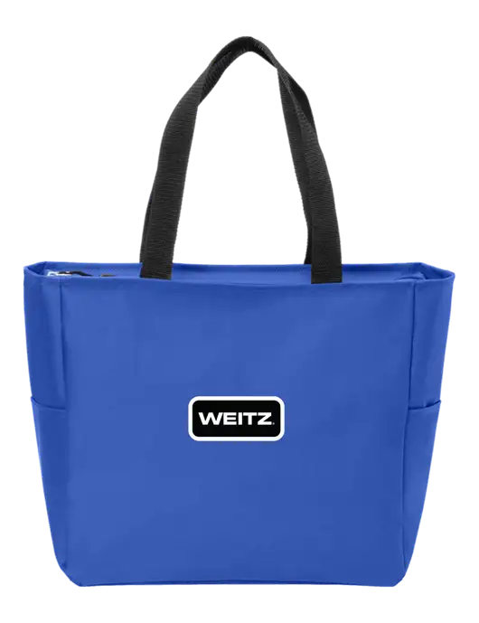 Everyday True Royal Zip Tote  w/Weitz Logo