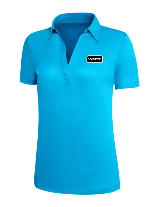 Sapphire Blue Silk Touch Womens Performance Polo w/Weitz Logo