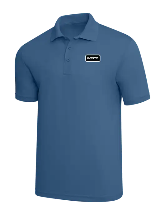 Slate Blue PosiCharge RacerMesh Polo w/Weitz Logo