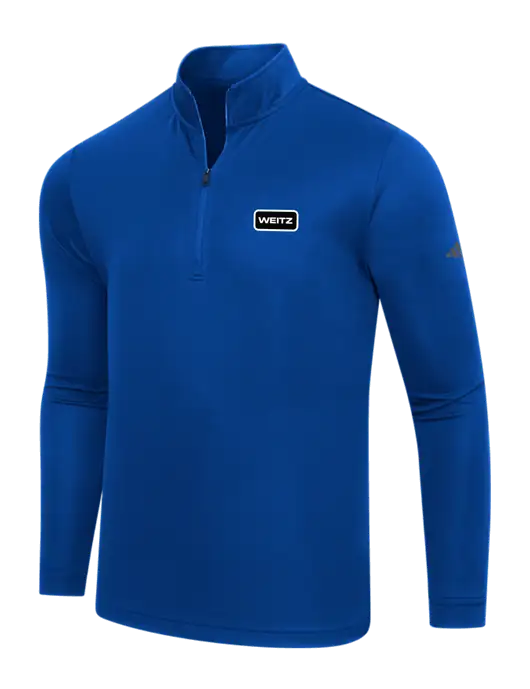 Adidas Royal Lightweight Quarter Zip Pullover w/Weitz Logo