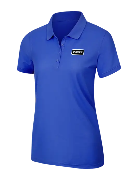 Dark Royal Womens Core Classic Pique Polo w/Weitz Logo