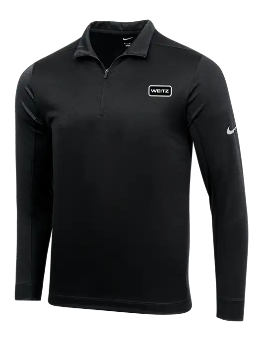 NIKE Black Dry 1/2 Zip Cover-Up w/Weitz Logo