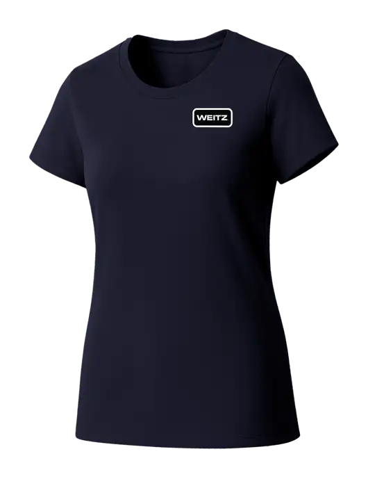 Womens Seriously Soft New Navy T-Shirt w/Weitz Logo