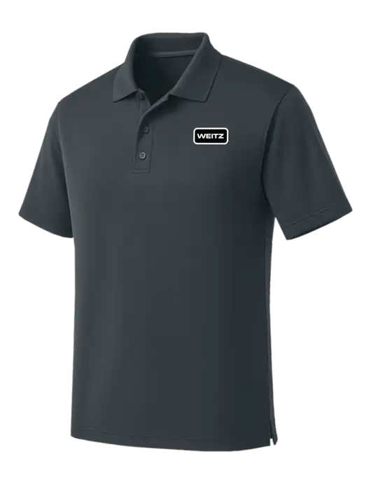 Dark Grey Dry Zone UV Micro Mesh Polo w/Weitz Logo