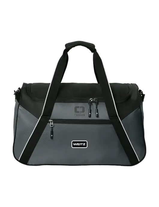 OGIO Dark Medium Grey/Black Inception Duffel w/Weitz Logo