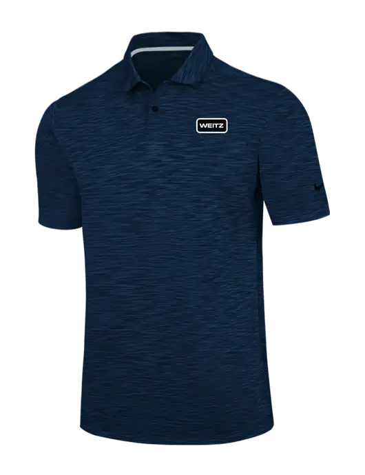 Nike Navy Dri-FIT Vapor Space Dyed Polo w/Weitz Logo