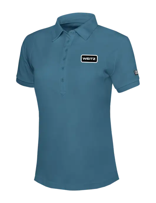 OGIO Womens Light Slate Blue Jewel Polo w/Weitz Logo