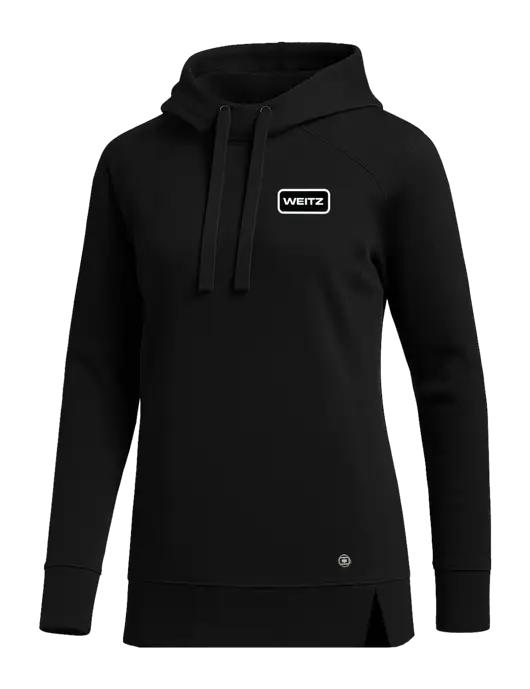 OGIO Black Womens Luuma Pullover Fleece Hoodie w/Weitz Logo