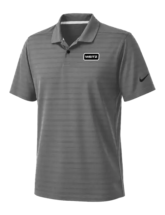 Nike Dark Medium Grey Dri-FIT Vapor Jacquard Polo w/Weitz Logo
