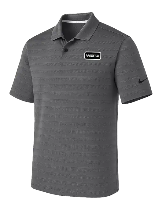Nike Dark Medium Grey Dri-FIT Vapor Jacquard Polo w/Weitz Logo