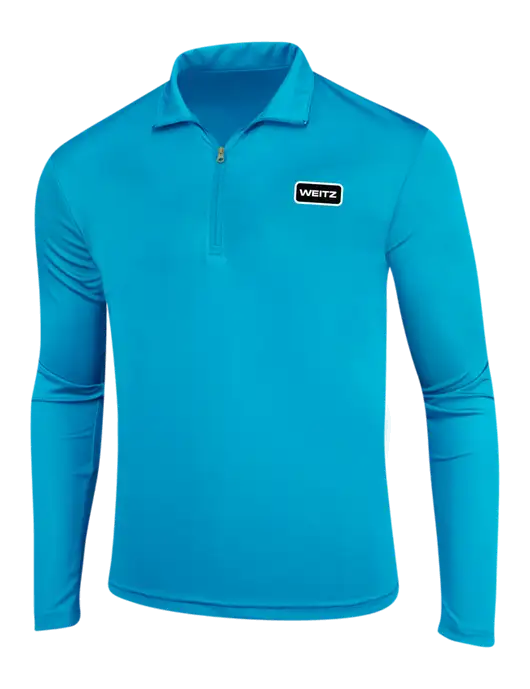 Sapphire Blue PosiCharge Competitor 1/4 Zip Pullover w/Weitz Logo