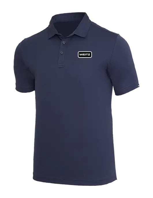TravisMathew Navy Coto Performance Polo w/Weitz Logo