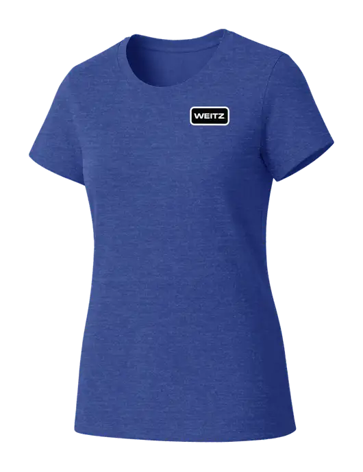Womens Seriously Soft Royal Frost T-Shirt w/Weitz Logo
