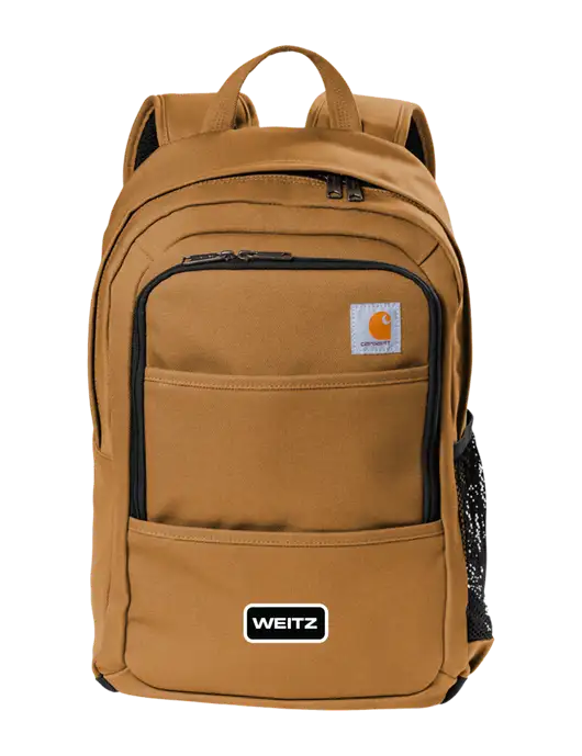 Carhartt Brown Foundry Series Backpack w/Weitz Logo