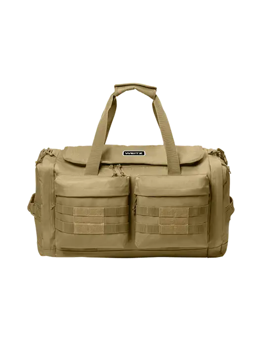 CornerStone Dark Tan Tactical Duffel w/Weitz Logo