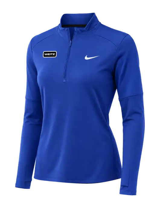 Nike Royal Womens Dri-FIT Element 1/2-Zip Pullover w/Weitz Logo