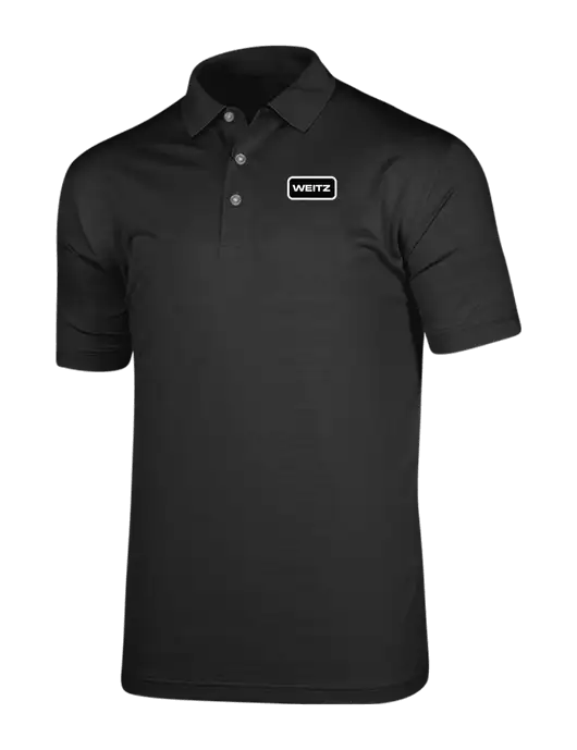 Callaway Vibrant Black Ventilated Polo w/Weitz Logo