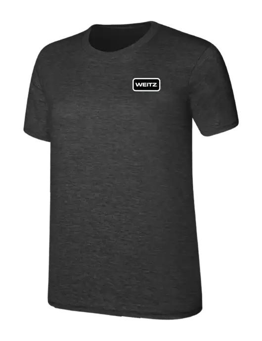 Womens Ring Spun Dark Heather Grey 4.5 oz T-Shirt w/Weitz Logo
