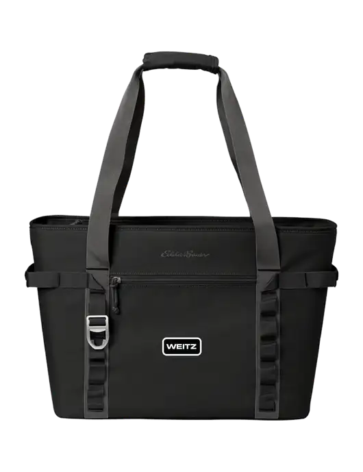 Eddie Bauer Black/Medium Grey Max Cool Tote Cooler  w/Weitz Logo