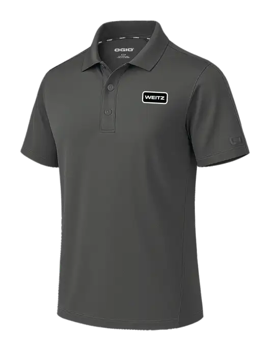 OGIO Envision Dark Medium Grey Polo w/Weitz Logo