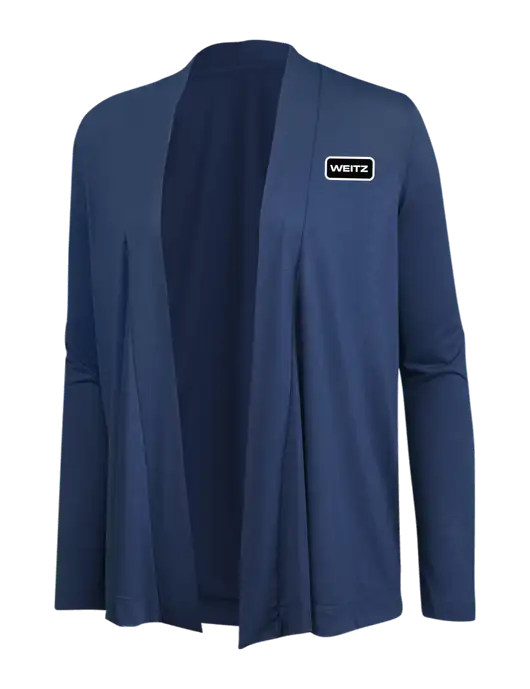 Dusty  Blue Womens Concept Cardigan w/Weitz Logo
