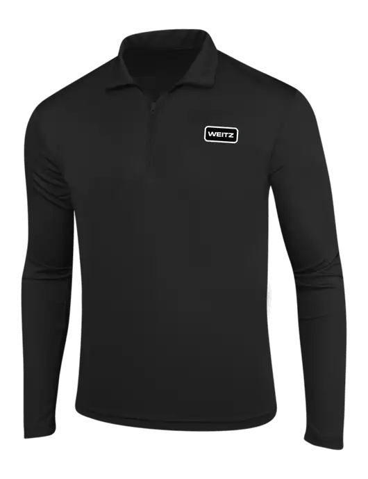 Black PosiCharge Competitor 1/4 Zip Pullover w/Weitz Logo