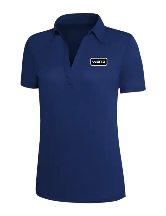 Dark Royal Silk Touch Womens Performance Polo w/Weitz Logo