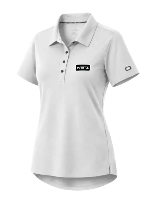 OGIO Womens Envision White Polo w/Weitz Logo
