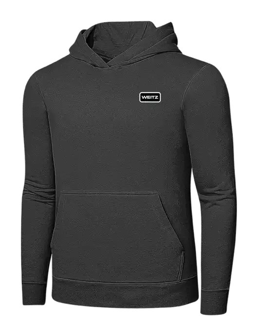 Charcoal 7.8 oz Ring Spun Hooded Sweatshirt w/Weitz Logo