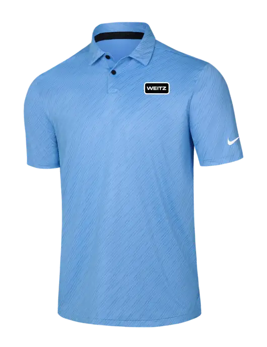 Nike Light Blue Vapor Dash Polo w/Weitz Logo