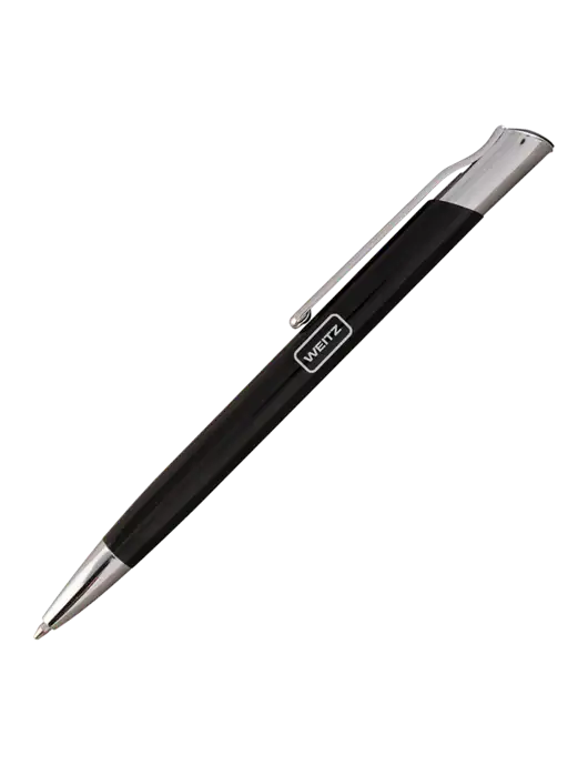San Malo Black Pen - Black Ink w/Weitz Logo
