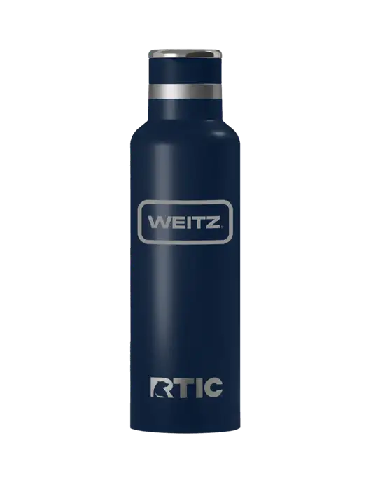 RTIC Journey 20 oz Navy Bottle w/Weitz Logo