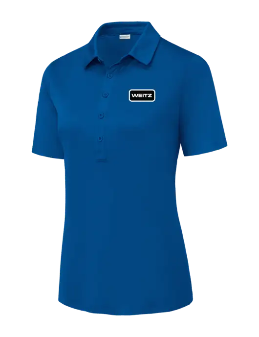 True Royal Womens Posi-UV Pro Polo w/Weitz Logo