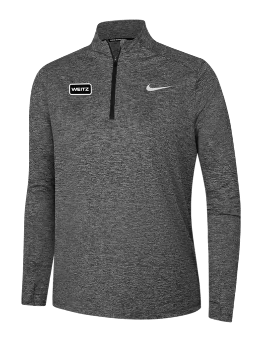 Nike Black Heather Womens Dri-FIT Element 1/2-Zip Pullover w/Weitz Logo