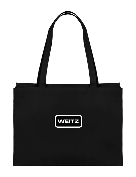 Eco Reusable Black Tote w/Weitz Logo